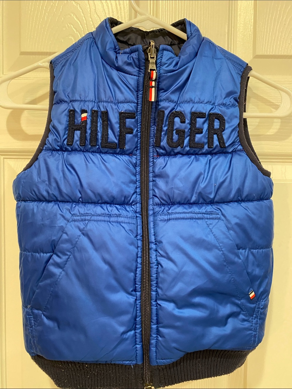 Tommy Hilfiger Puffer Vest size XS 4-5 Reversible